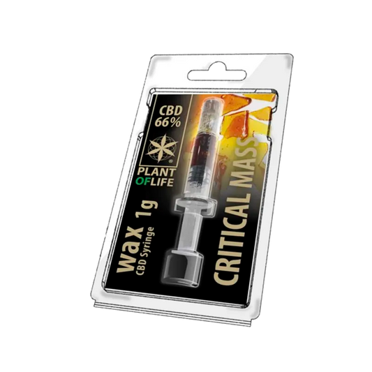 CERA CBD - 66% CBD - Extracto de Cannabis Light
 CRÍTICO+ 1g - 1ML