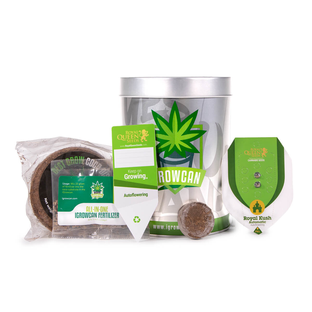 Vaso IGrowCan con semi di CBD