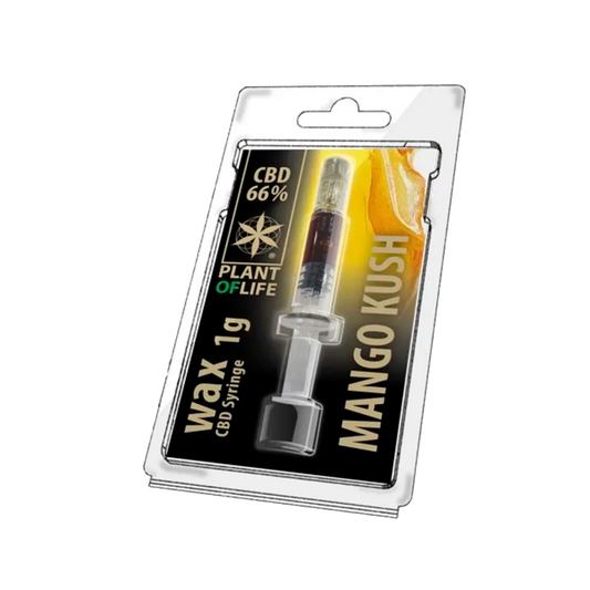 CERA CBD - 66% CBD - Extracto de Cannabis Light
 MANGO KUSH 1g - 1ML