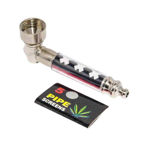 Metal Pipe With Logo + Filters