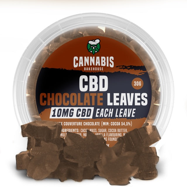 BOX of Cannabis Leaves chocolate flavour - mamamary