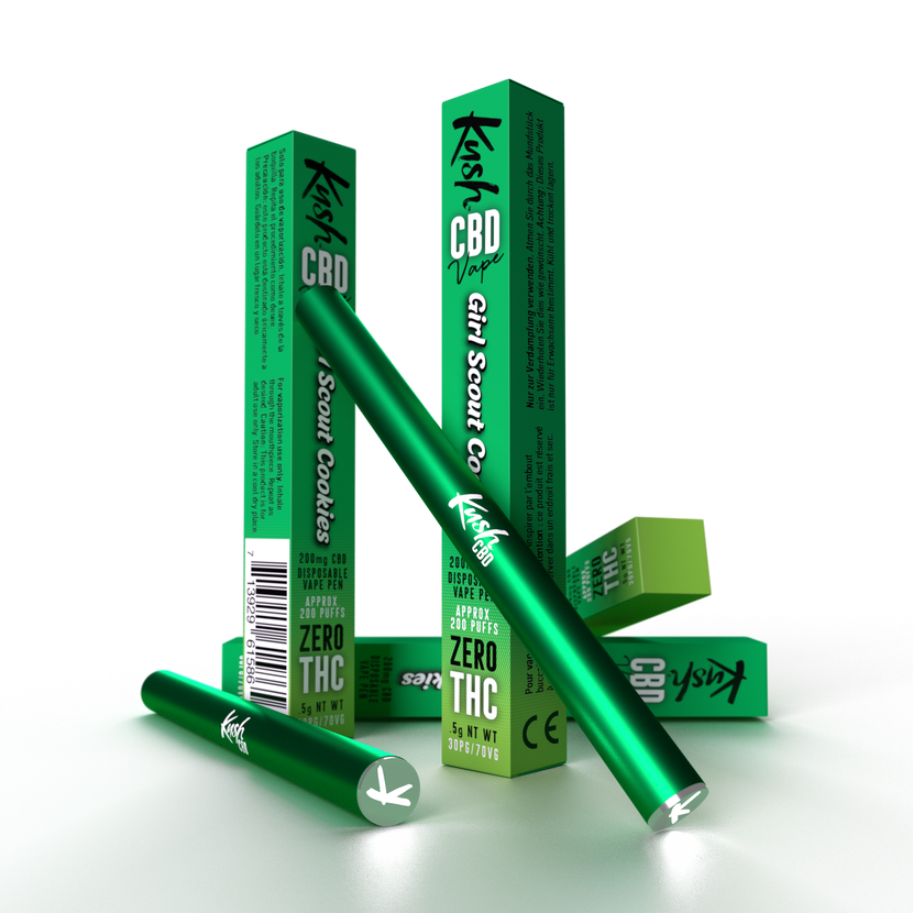 Kush CBD Vape Pen - Girl Scout COOKIES, 200mg CBD - mamamary