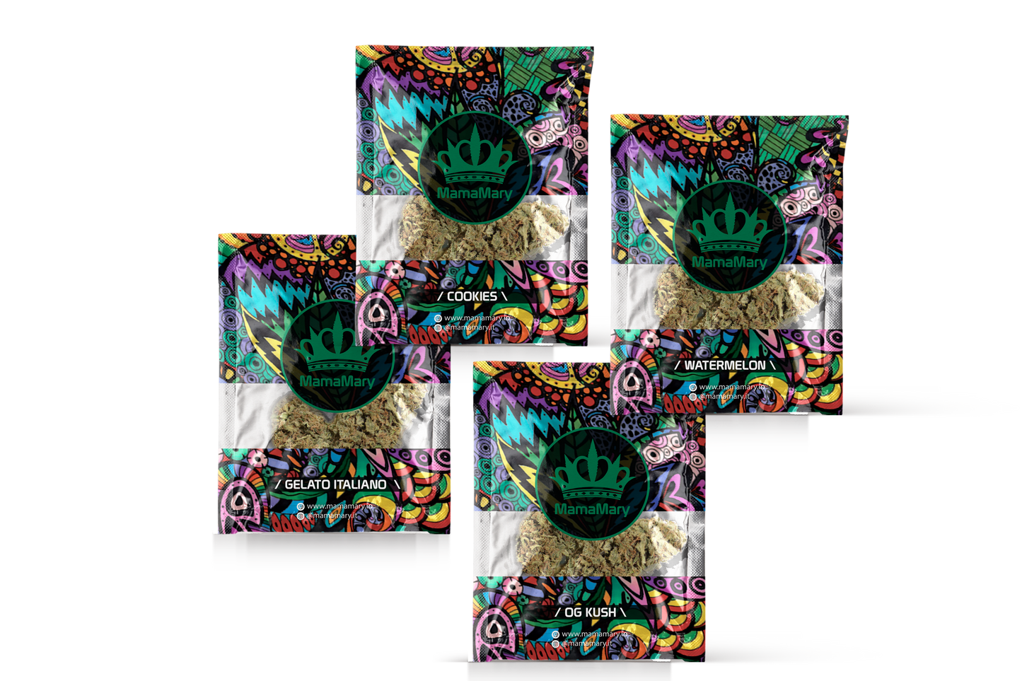 EASTER COMBO PACK \ 7,5 g COOKIES \7,5 g GELATO ITA\ 7,5 g OG KUSH - mamamary