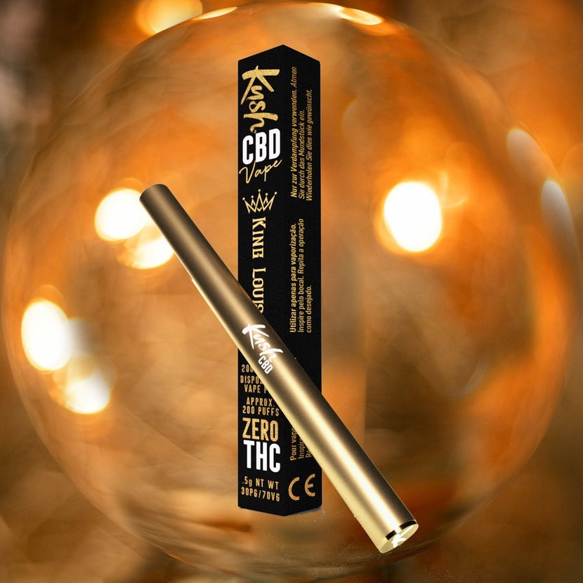 Kush Vape CBD Vape Pen, KING LOUIS XIII, 200mg CBD - mamamary
