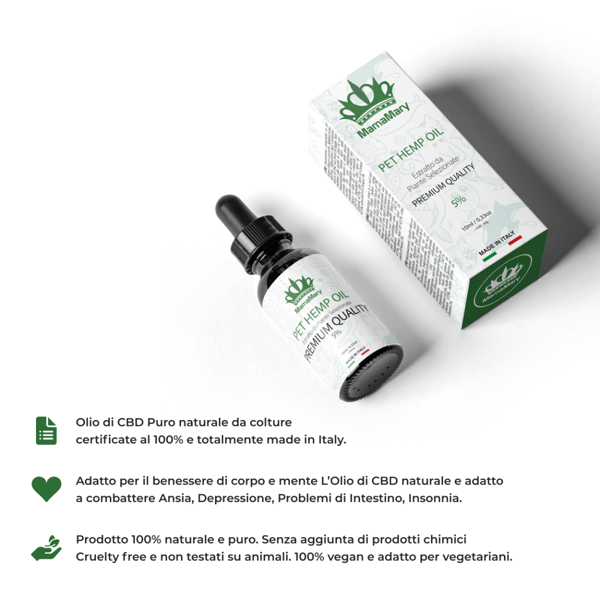 Olio CBD for PET - mamamary
