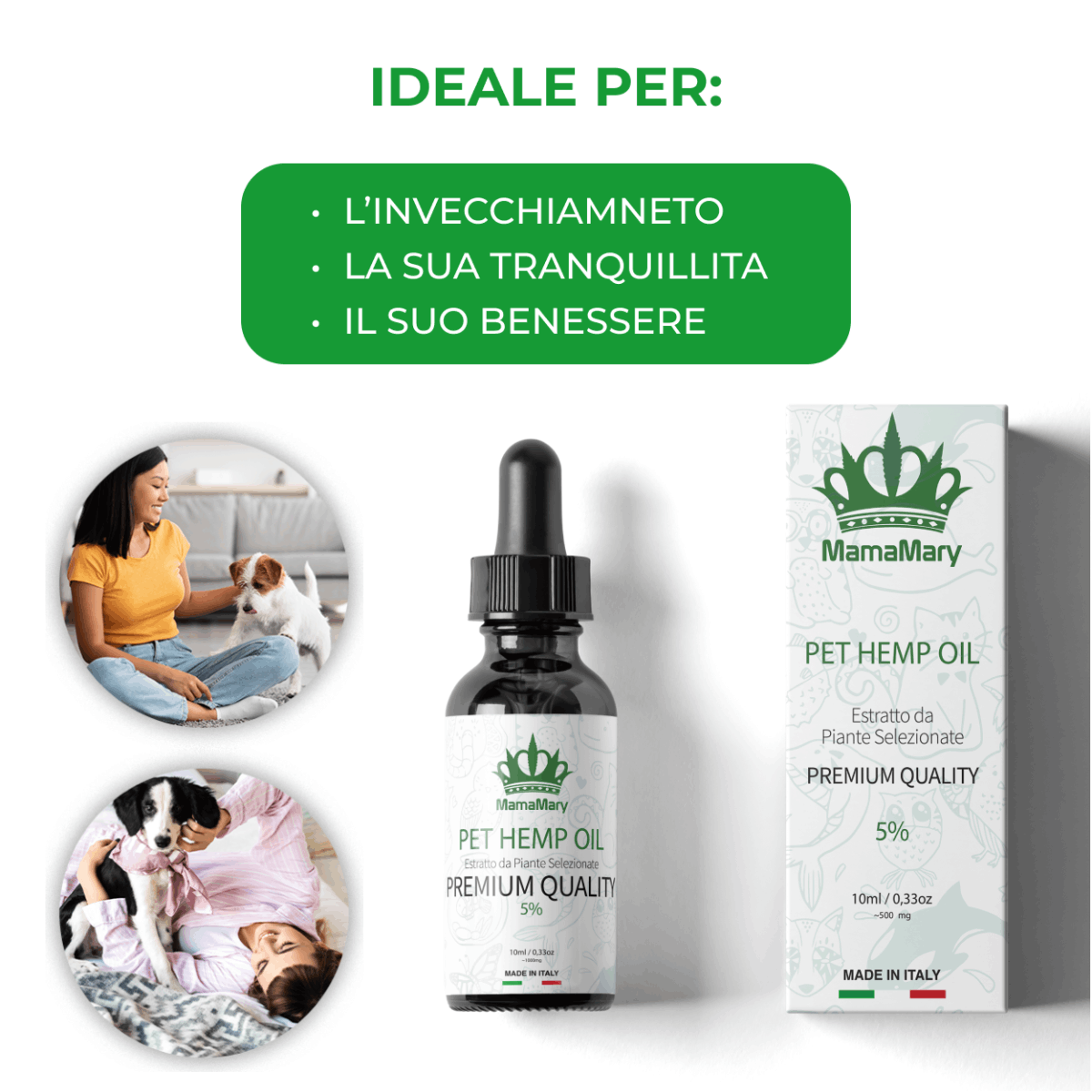 Olio CBD for PET - mamamary