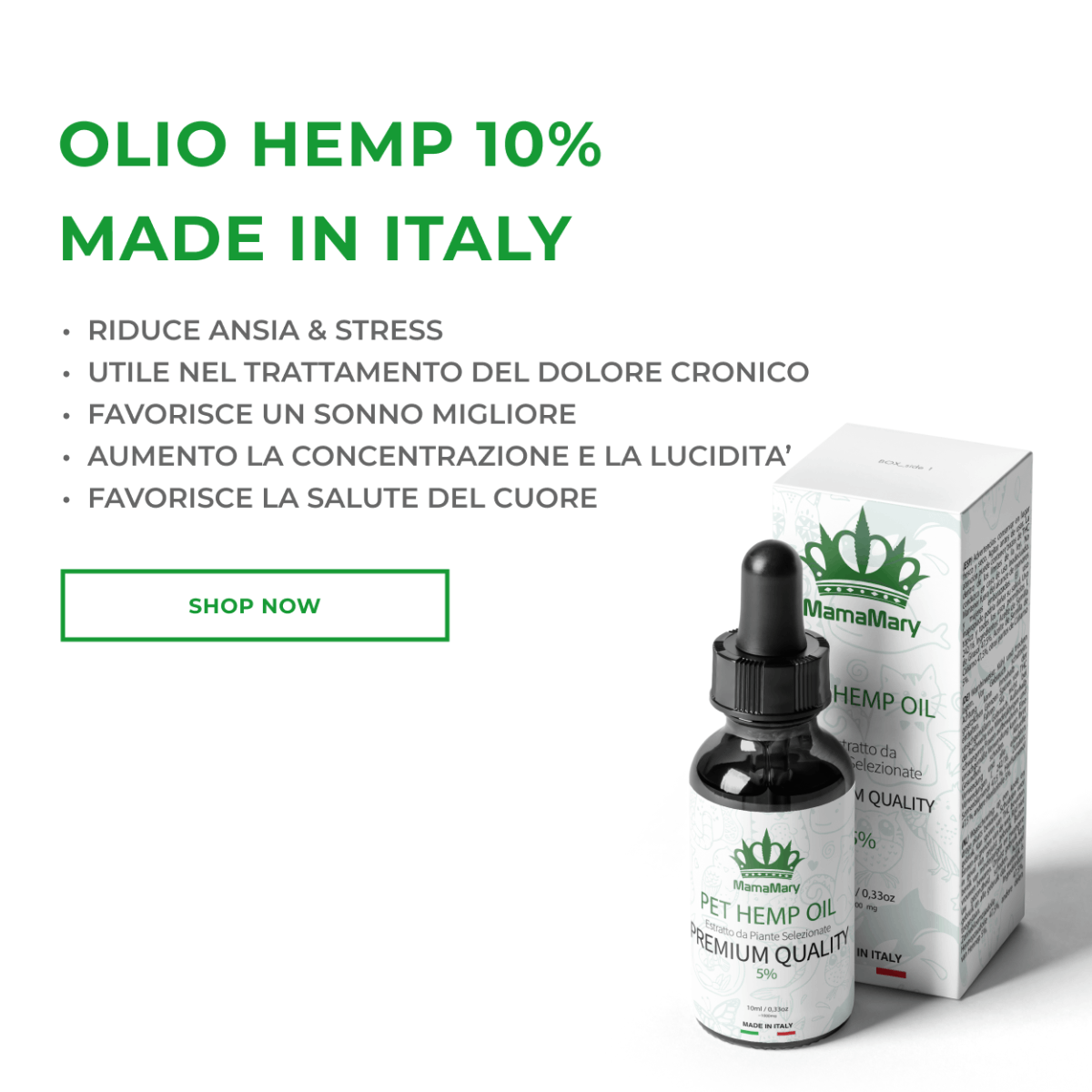 Olio CBD for PET - mamamary