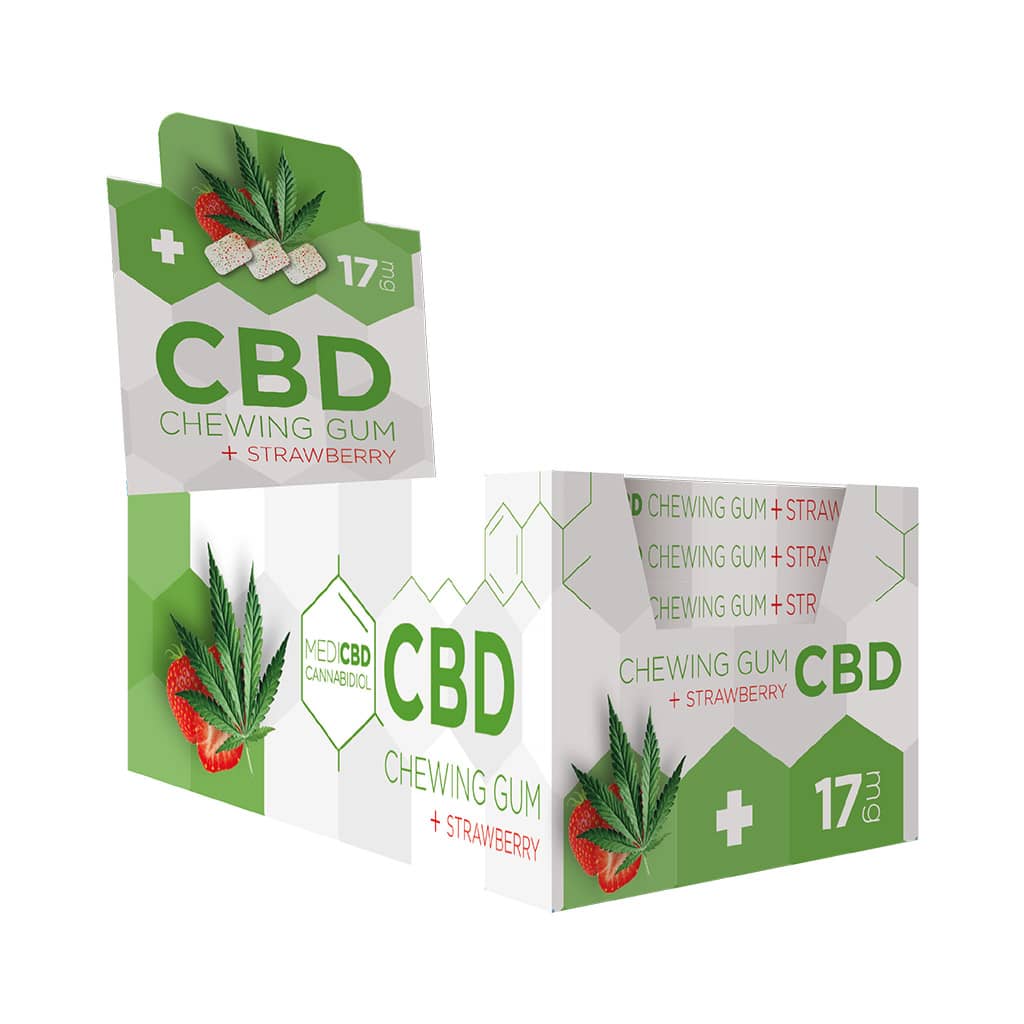 Gomma da masticare MediCBD Strawberry CBD (17mg CBD) - mamamary