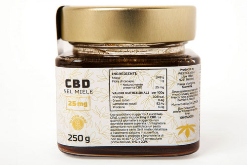 Honey With Hemp 250g - mamamary