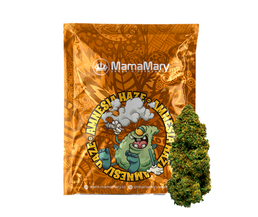 Amnesia Haze - Inflorescencias de cannabis ligeras
 | THC < 0.2% CBD > 25%