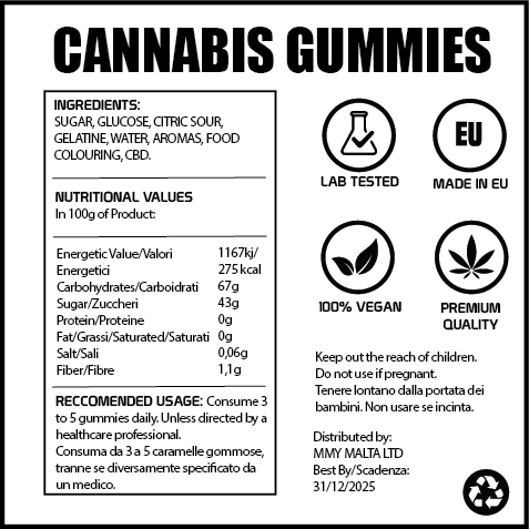 Gomitas de CBD: Gomitas veganas y naturales de cáñamo Pruebe las gomitas veganas de CBD de MamaMary
