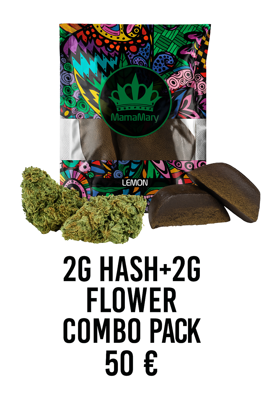Premium Hash & Flower Combo Packs – Special 2g + 2g az – mamamary