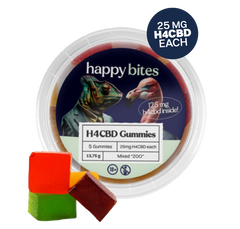 H4CBD Gummies ad Alta Efficiacia con 125 mg H4CBD (90%) - 5 pezzi x 25 mg - MamaMary