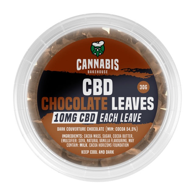 BOX of Cannabis Leaves chocolate flavour - mamamary