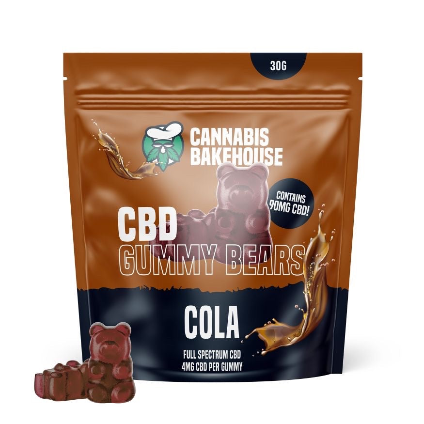 CBD GUMMY BEARS cola Flavor (4mg CBD per gummy) - mamamary
