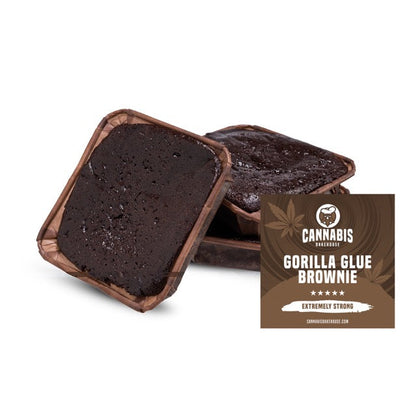 Chocolate Cannabis Gorilla Glue Brownie - mamamary