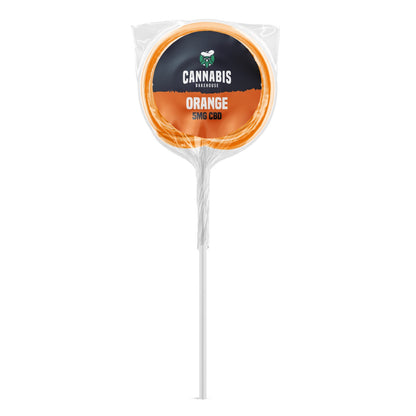 Cannabis CBD Lollipop Orange (5mg CBD) - mamamary