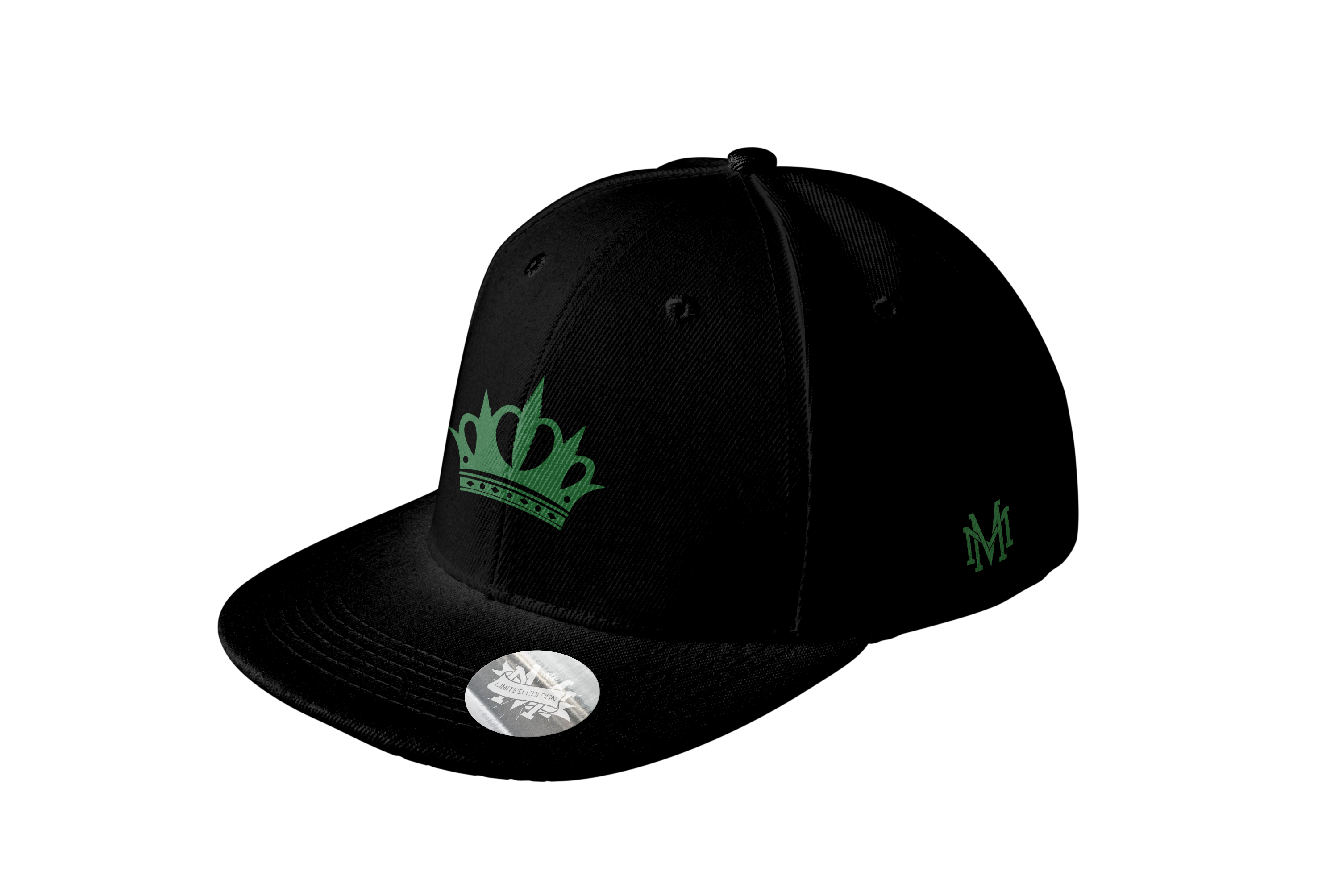 SnapBack Black Cap - mamamary
