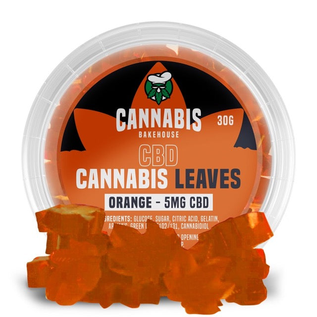 BOX of Cannabis Leaves orange flavour - mamamary