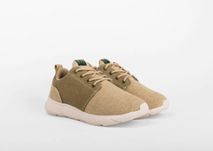 Explorer V2 Beige and Green (Unisex) | Hemp Footwear and Shoes